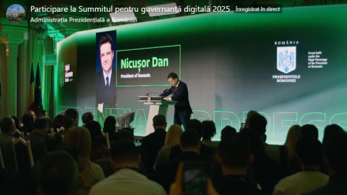 Nicuşor Dan, la Summitul pentru Guvernanţă Digitală 2025