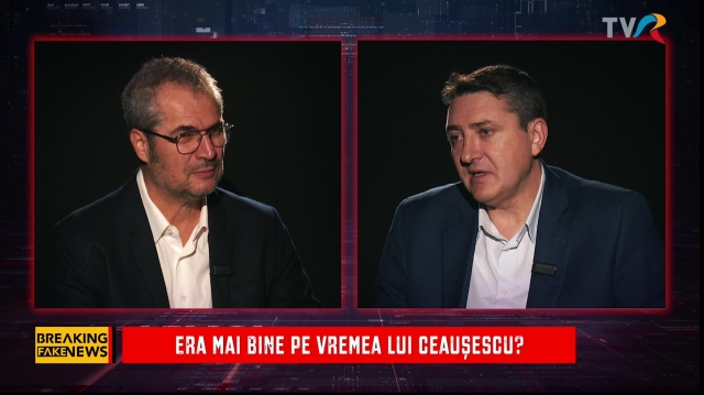 Era mai bine pe vremea lui Ceaușescu? Analizăm vineri, la „Breaking Fake News”