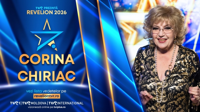 „Eu sunt copilul Televiziunii Române!” – Corina Chiriac ne încântă la Revelionul TVR