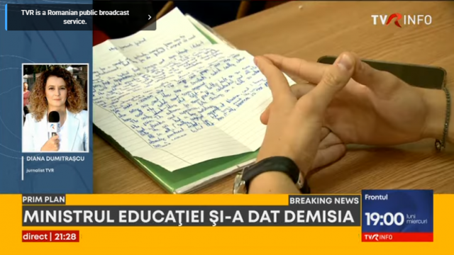 Ministrul Educației, Daniel David, și-a dat demisia luni din Guvernul României