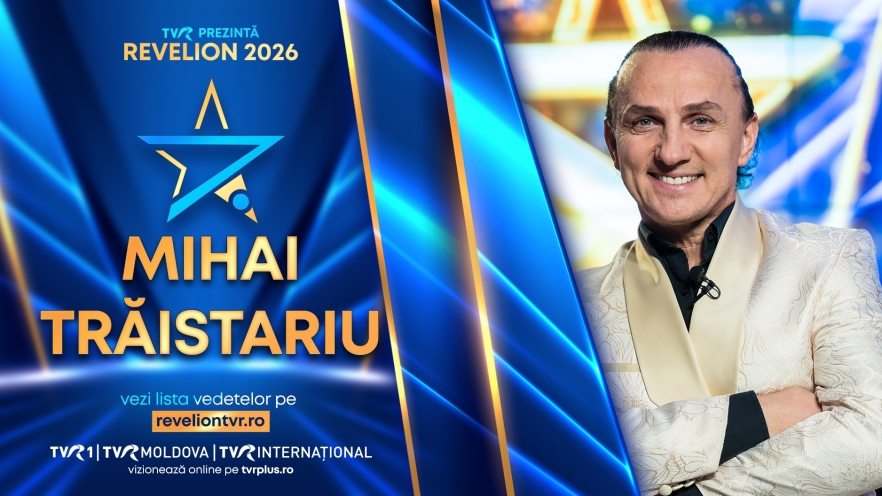 Mihai Trăistariu, un moment de suflet pentru aniversarea TVR la „Revelion 2026”