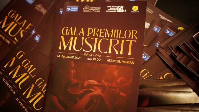 Eveniment TVR Cultural: Gala Premiilor MUSICRIT, dedicată recunoașterii excelenței în domeniul artistic