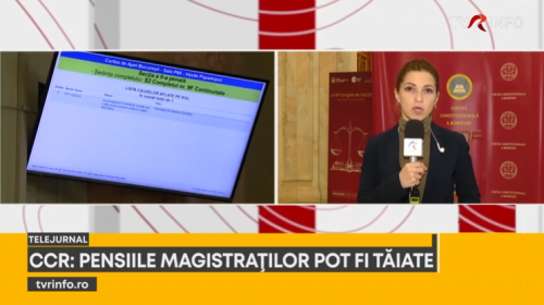 CCR: Legea pensiilor magistraților este constituțională