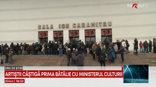 Proiectul-pilot privind evidența timpului de muncă al artiștilor, retras