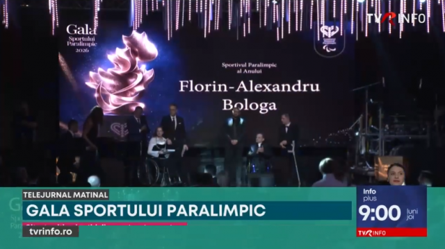 Campionii din 2025, la Gala Sportului Paralimpic