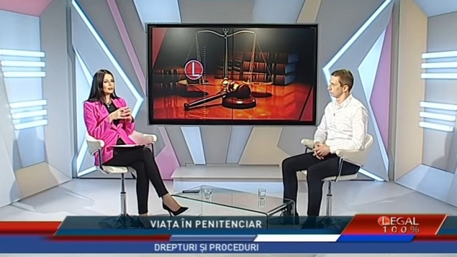 “Legal 100%”: Viaţa în penitenciar | VIDEO/ Legal 100%/ Credit foto: capturi din emisiune/ YouTube TVR/ Moderator şi realizator: Loredana Corchiş 