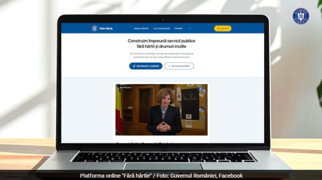 Platforma online „Fără hârtie”, peste 1.000 de sesizări, în două zile