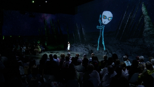 Gigi Căciuleanu la Muzeul MINA – Spectacolul ONIRIUS se vede la TVR Cultural