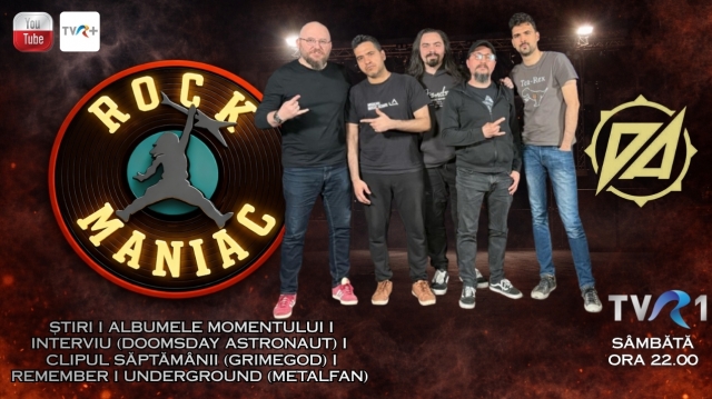 Sonorităţi Doomsday Astronaut şi progressive metal cu Waqas Ahmed, la „Rock Maniac”, pe TVR 1