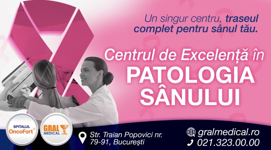 (P) GRAL Medical lansează Centrul de Excelență în Patologia Sânului: cel mai complet traseu medical pentru femei, de la primul simptom până la vindecare