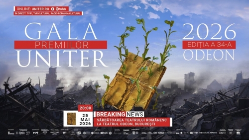 Gala Premiilor UNITER 2026 – un spectacol al contrastelor, în direct la TVR 1 şi TVR Cultural