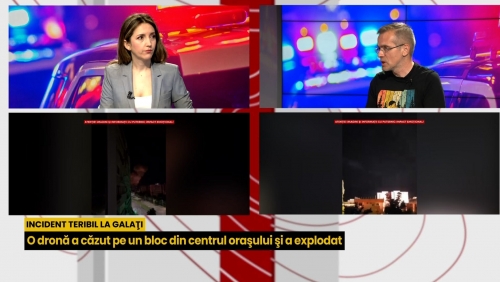 TVR, prima televiziune care a prezentat informații la nivel național despre drona prăbușită la Galați