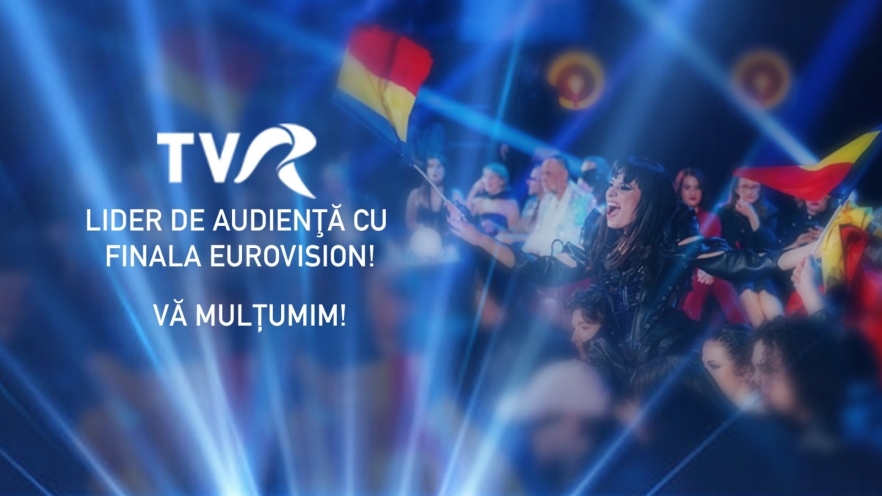 TVR, lider de audiență cu Finala Eurovision Song Contest