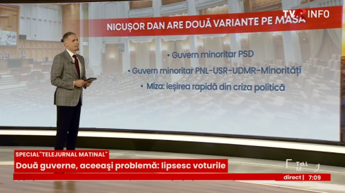 Șeful statului propune accelerarea negocierilor pentru un guvern minoritar bazat pe un acord parlamentar