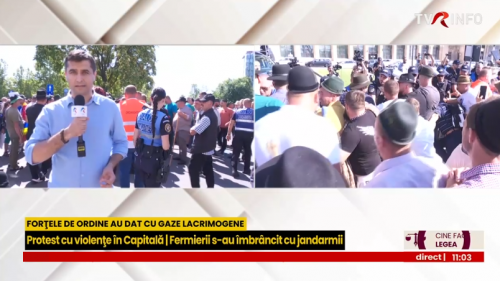 Protest de amploare al fermierilor în Capitală 