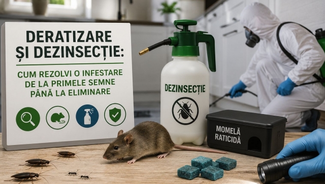 (P) Deratizare și dezinsecție: cum rezolvi o infestare de la primele semne până la eliminare