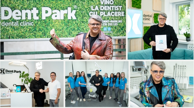 Fuego zâmbește cu încredere: artistul a ales clinica Dent Park