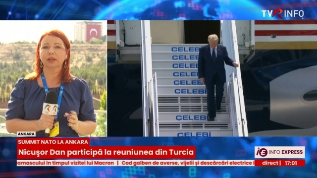 Summitul NATO de la Ankara, sub semnul lui Trump. Relatări şi corespondenţe live în emisiunile informative ale posturilor TVR