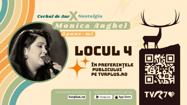 „Spune-mi”, piesa Monicăi Anghel – a patra cea mai votată în concursul „Cerbul de Aur Nostalgia”