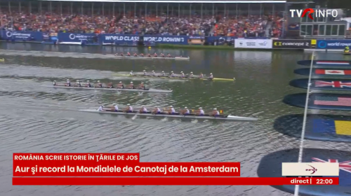 Zi de aur pentru canotajul românesc la Campionatele Mondiale de la Amsterdam