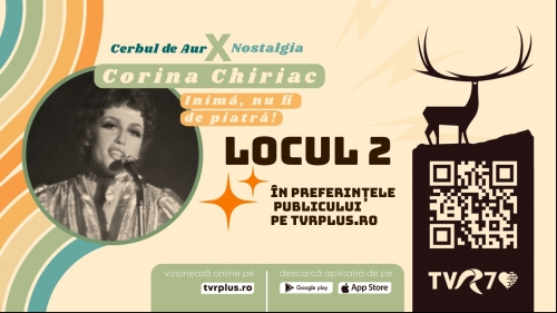Piesa „Inimă, nu fi de piatră” a Corinei Chiriac ia argintul în concursul „Cerbul de Aur Nostalgia”
