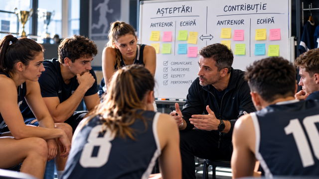 Comunicarea dintre antrenor și sportiv – cheia unei echipe unite și performante
