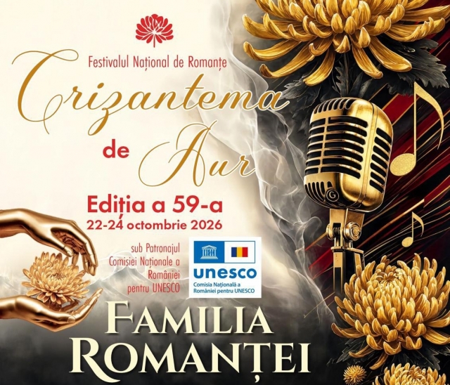 Romanța cucerește inimile românilor. Festivalul „Crizantema de Aur”, în direct la TVR