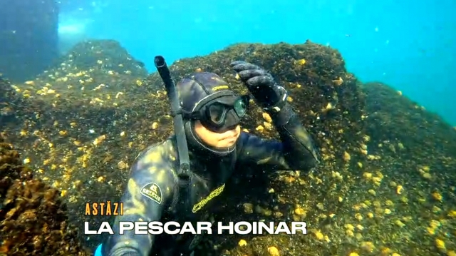 Aventură în largul Mării Negre, alături de „Omul cu Branhii”, la „Pescar hoinar”, pe TVR 2
